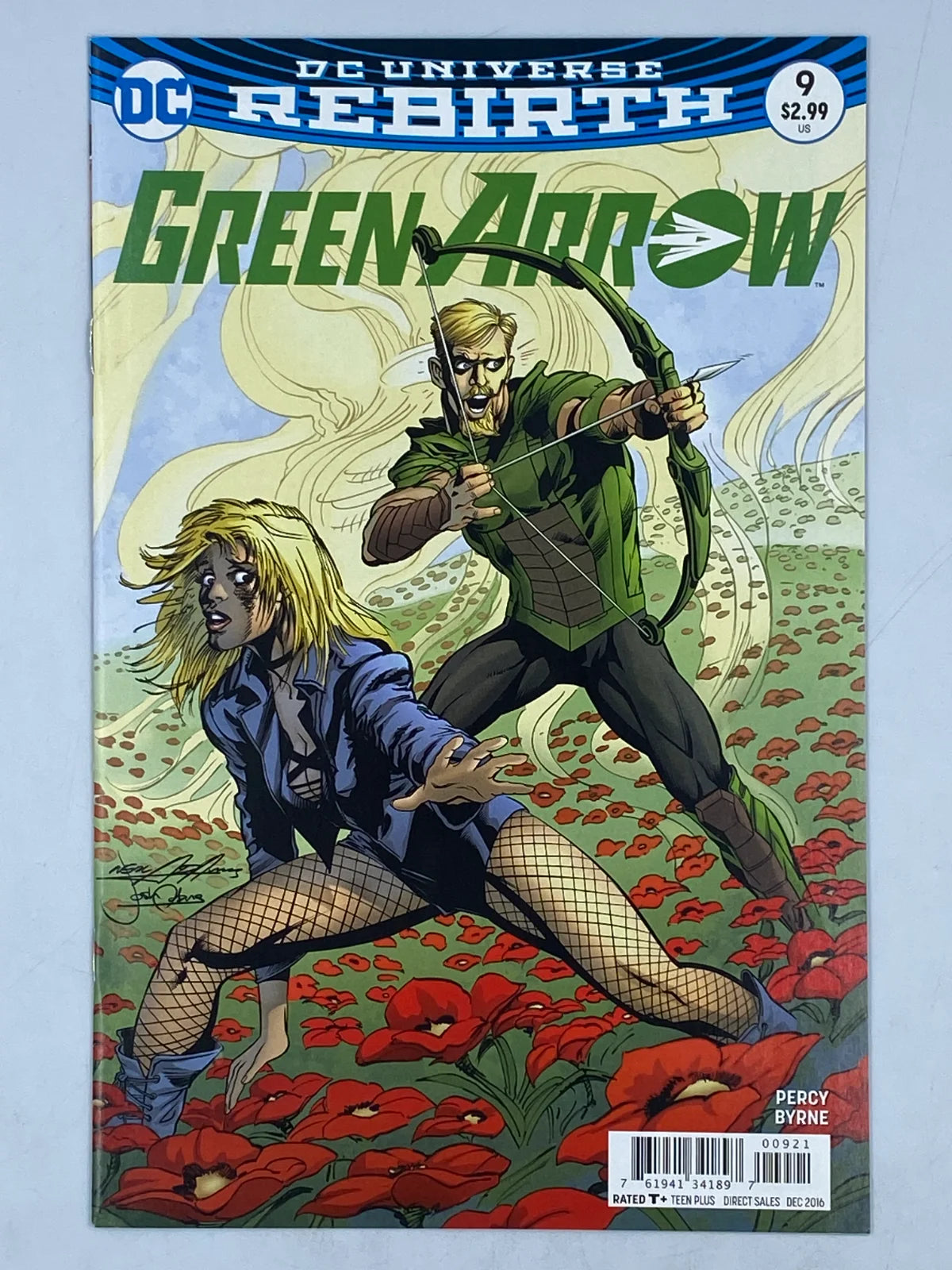 Green Arrow Vol.6 #9, published by DC Comics. DC Universe Rebirth line in December 2016