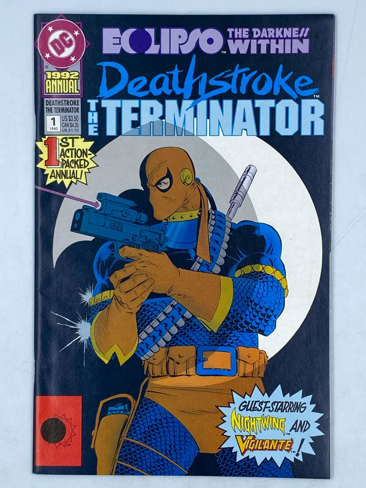 Deathstroke the Terminator Annual #1 published by DC Comics in 1992
