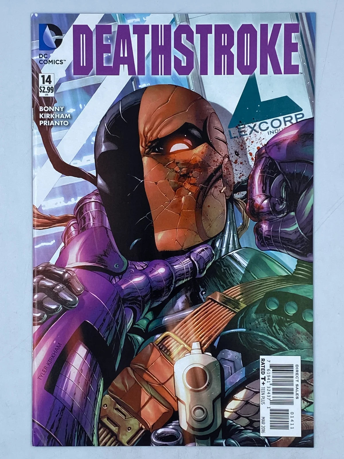 Deathstroke Vol. 3 #14 (March 2016) from the DC Comics New 52 series