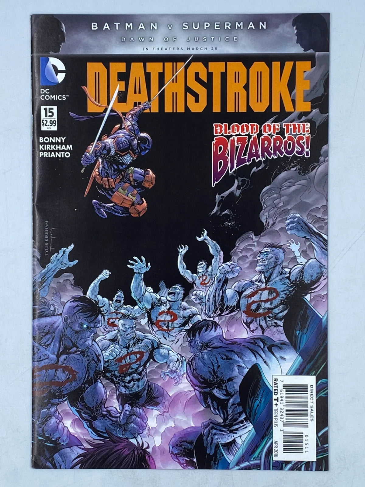Deathstroke Vol. 3 #15 from DC Comics, published in April 2016