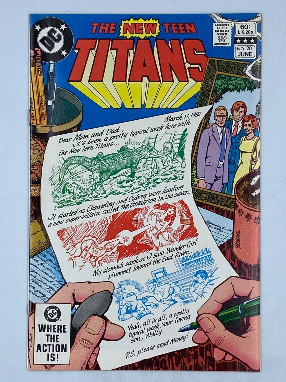 The New Teen Titans (Vol. 1) #20, published by DC Comics.