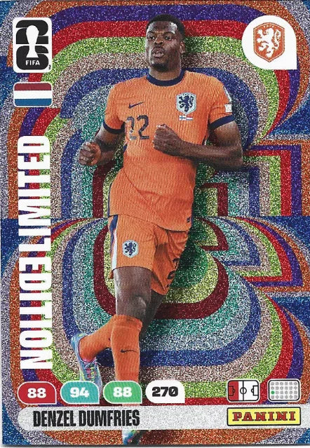 DENZEL DUMFRIES - PANINI FIFA WORLD CUP 2026 COLLECTION - LIMITED EDITION TRADING CARD