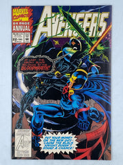 Avengers Annual #22 comic book by Marvel in 1993 features the first appearance of the character Bloodwraith