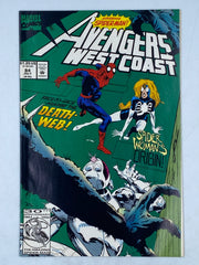 Avengers West Coast #84, a vintage superhero comic book published by Marvel Comics