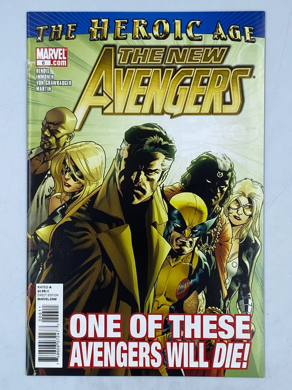 The New Avengers #6 from Marvel Comics' 2010 series