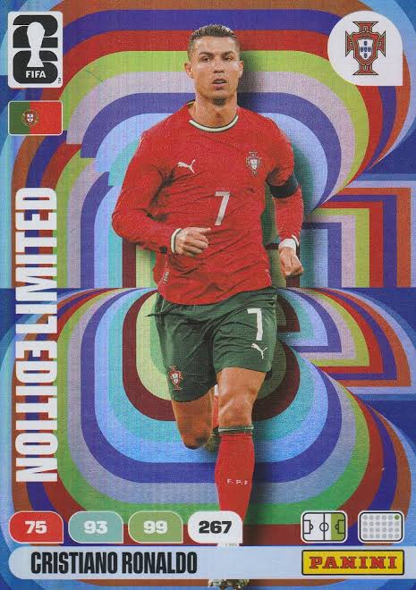 |Panini|Adrenlyn XL|FIFA World Cup|2026|Cristiano Ronaldo|Limited Edition