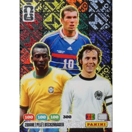 |Panini|Adrenlyn XL|FIFA World Cup|2026|Zidane / Pele / Beckenbauer|Momentum
