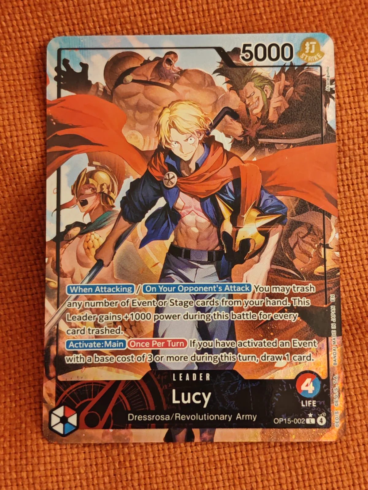 Lucy (Alternate Art) OP15-002 (Adventure on Kami's Island)