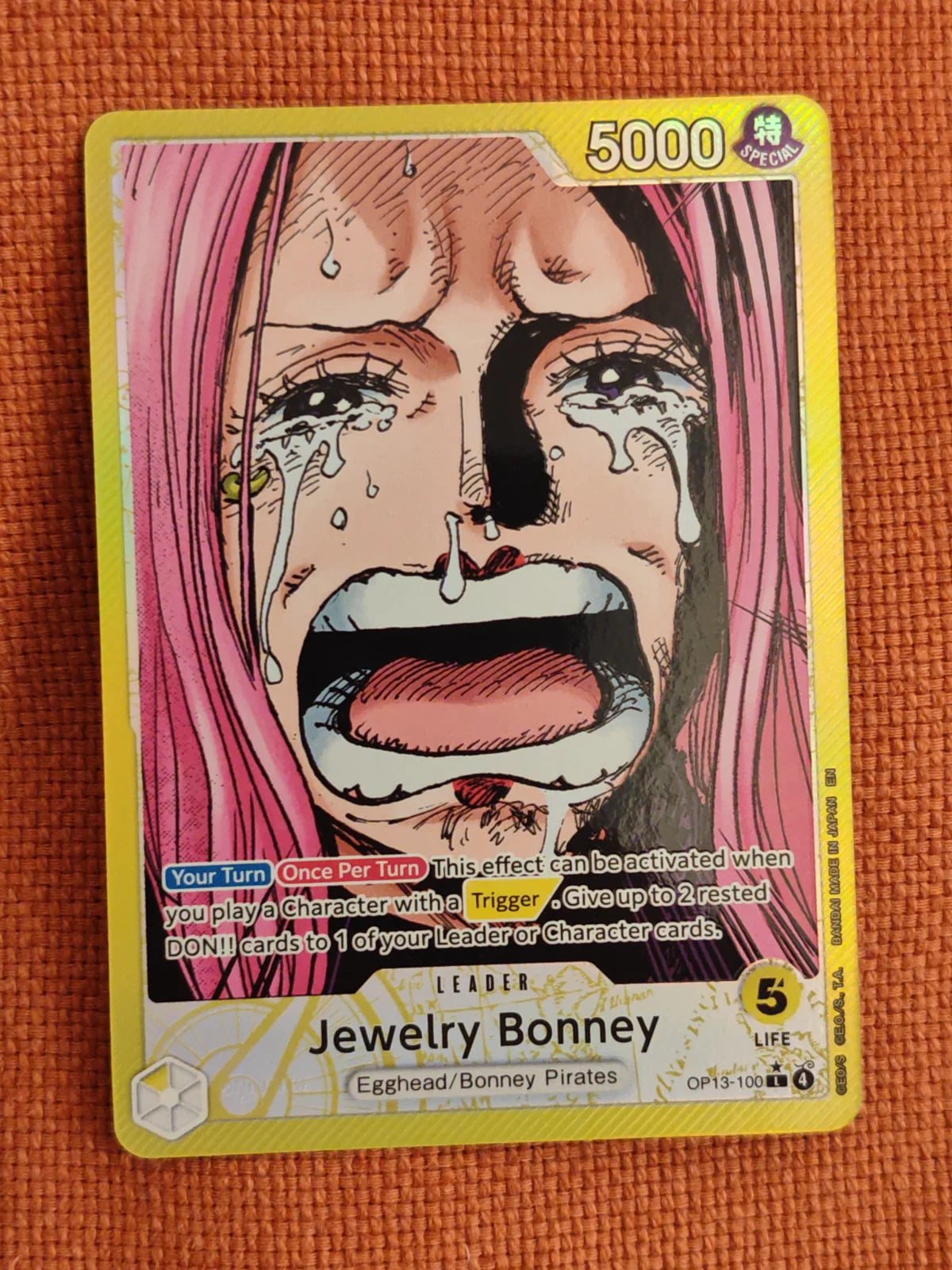 Jewelry Bonney (100) (Alternate Art) OP13-100 (Carrying On His Will)