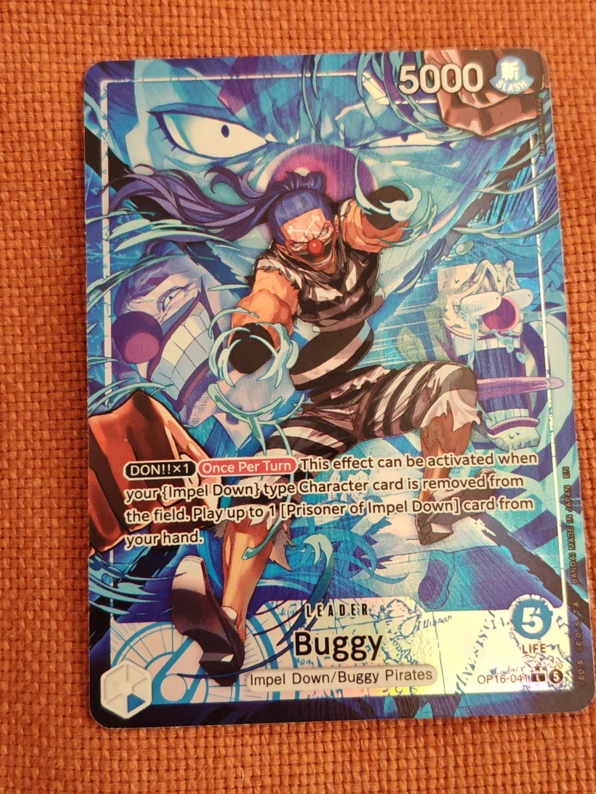 Buggy (041) (Alternate Art) OP16-041 (The Time of Battle)