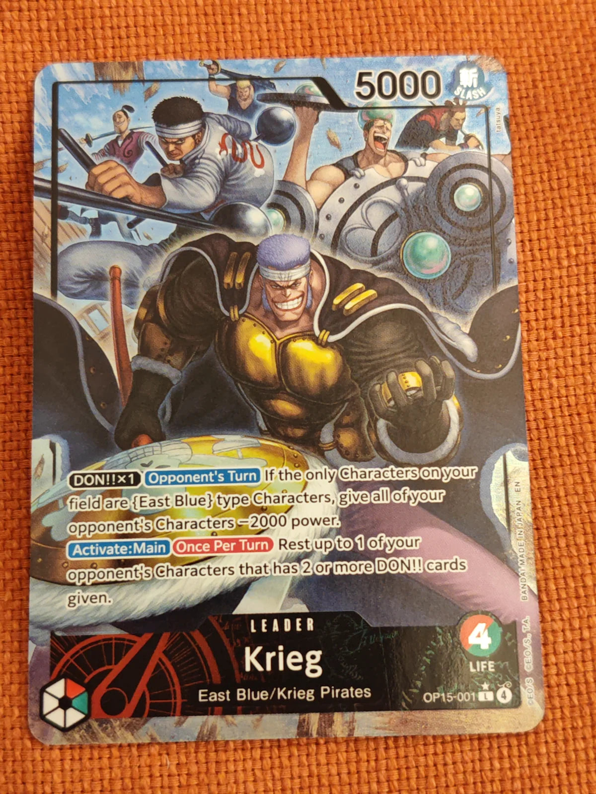Krieg (OP15-001) (Alternate Art) (Adventure on Kami's Island)