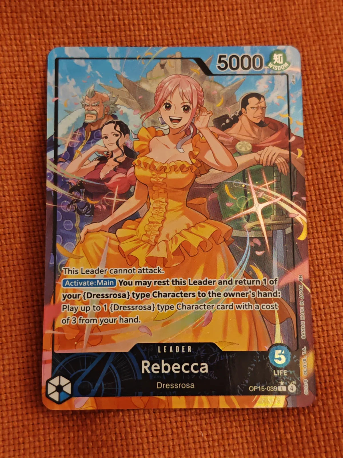 Rebecca (OP15-039) (Alternate Art) (Adventure on Kami's Island)