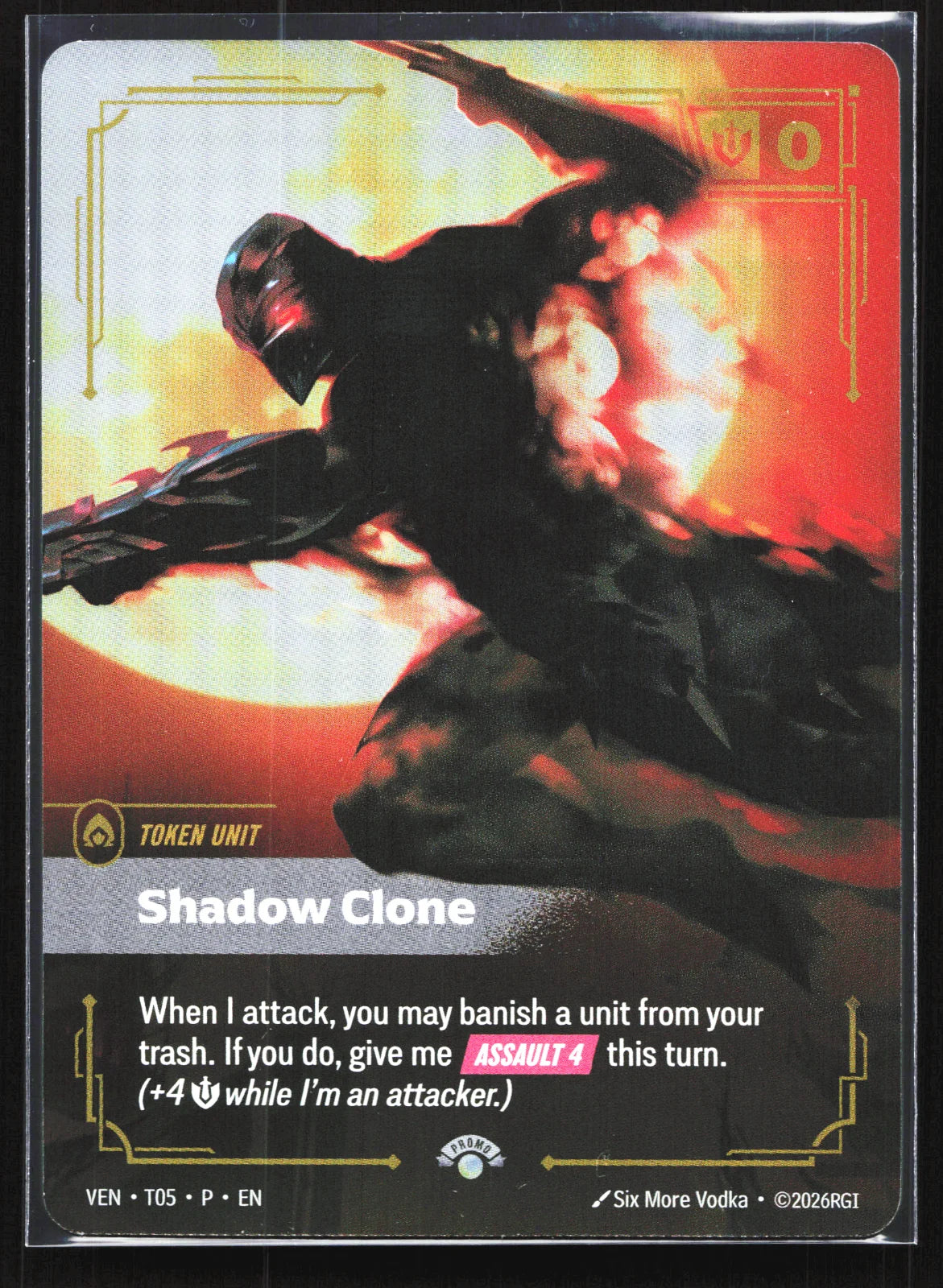 Shadow Clone and Tentacle VEN - T05 Full Art Token Promo Card