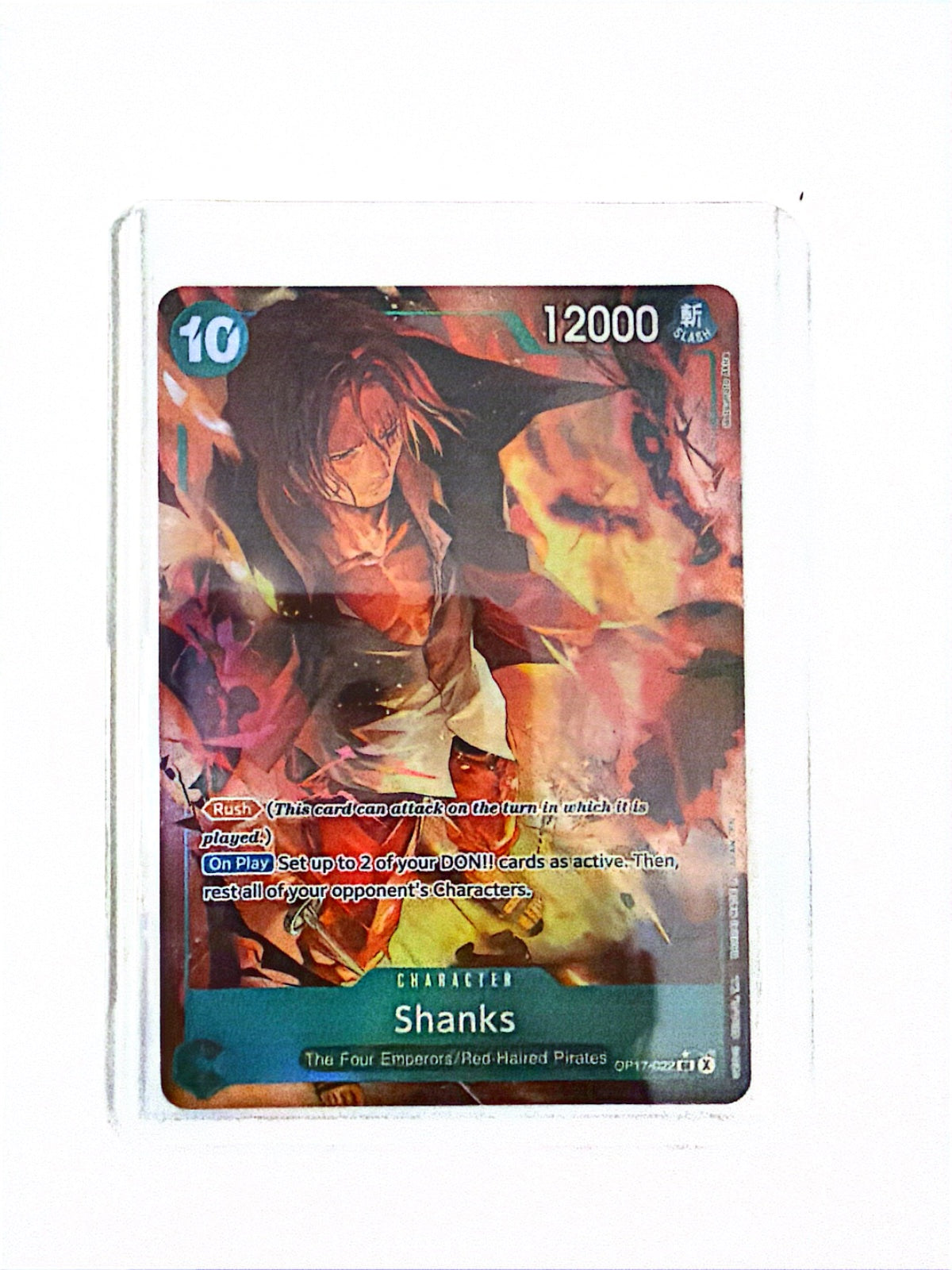Shanks (022) (Alternate Art) OP17-022 (The World's Strongest Warriors)