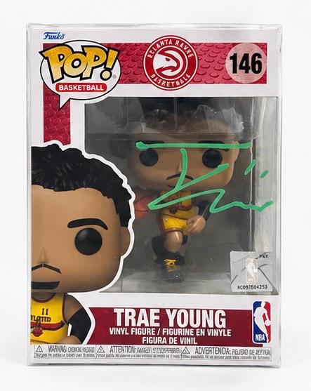 Trae Young Signed Autographed Atlanta Hawks Funko Pop #146 JSA COA
