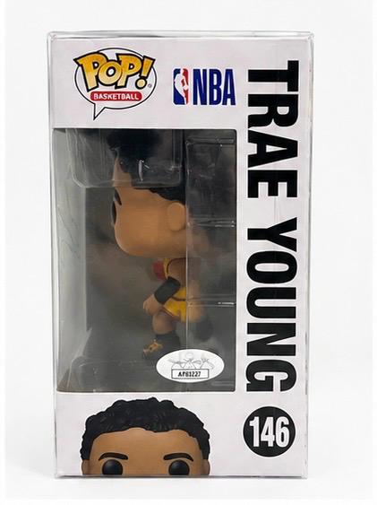 Trae Young Signed Autographed Atlanta Hawks Funko Pop #146 JSA COA