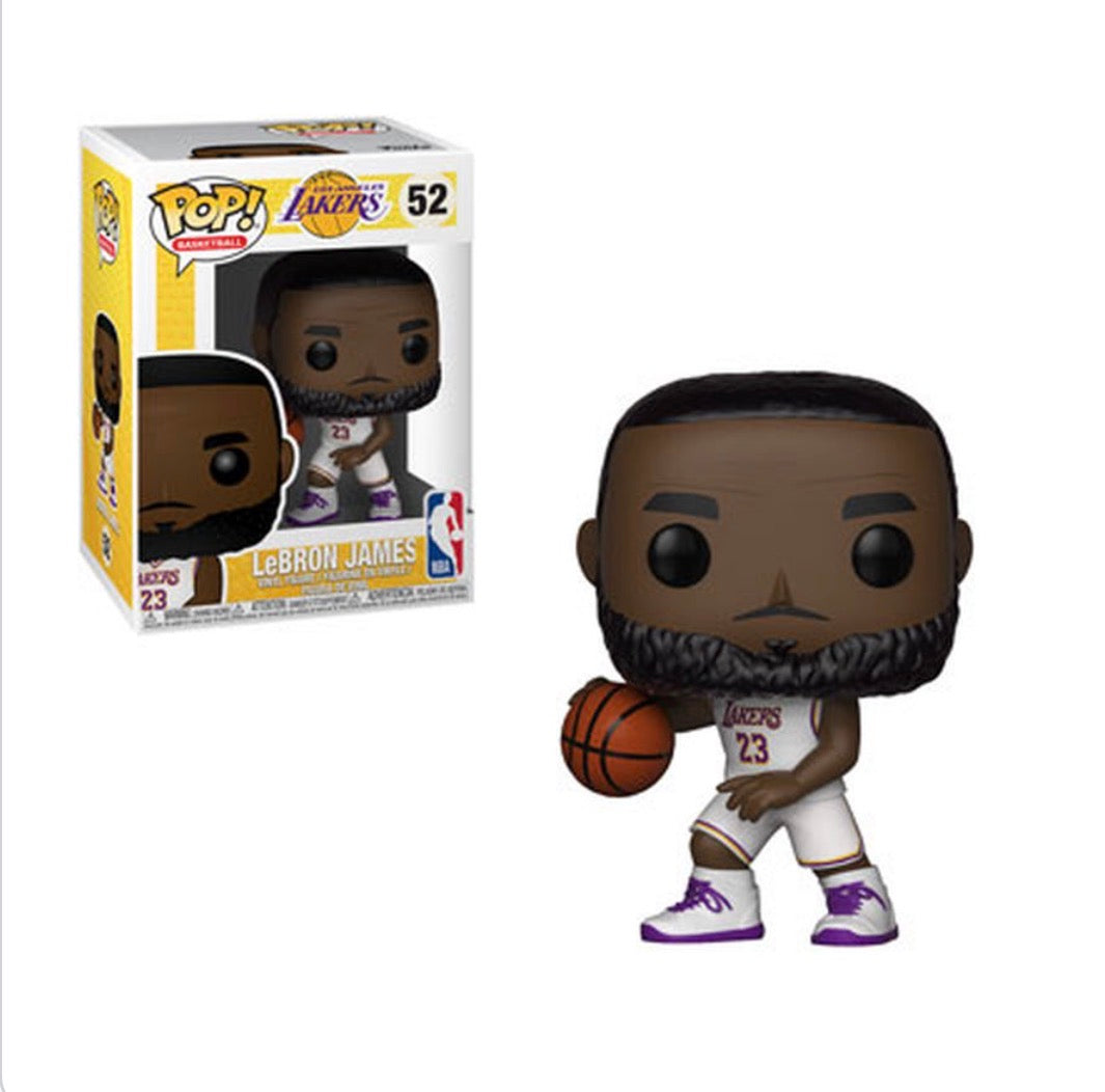 Funko Pop! Vinyl Figure LeBron James Lakers White Jersey #52 NBA