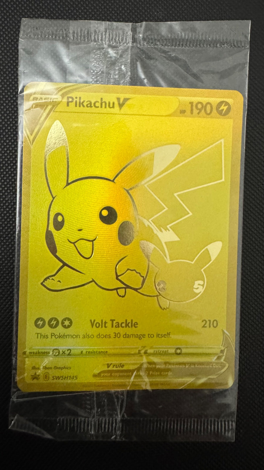 Pikachu V SWSH145 (Sword & Shield Promo)