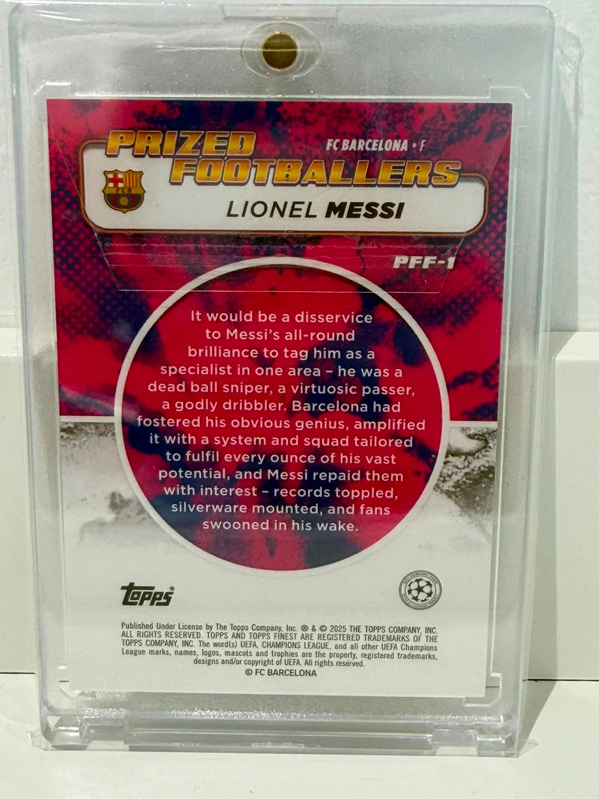 Lionel Messi - Prized Footballers