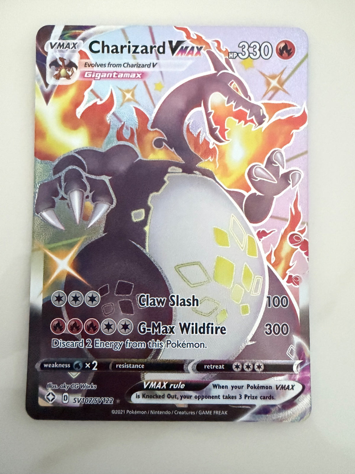 Charizard VMAX SV107/SV122 (Shining Fates: Shiny Vault)
