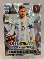 Lionel Messi - Limited Edition - Panini Adrenalyn XL World Cup 2022
