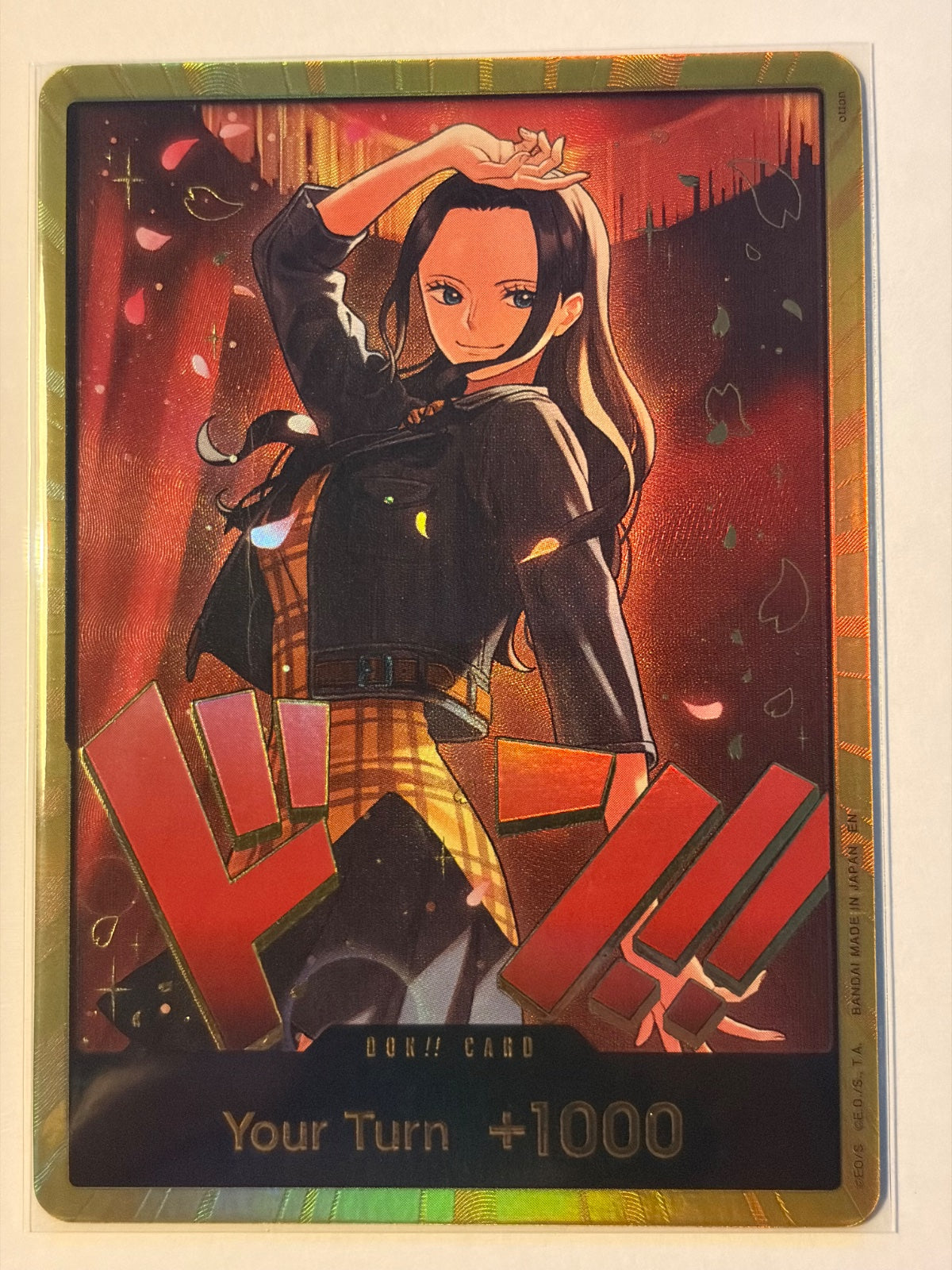 DON!! Card (Nico Robin) (Gold) (Extra Booster: One Piece Heroine's Edition)