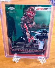 Ocon “on the move” /299 topps chrome f1