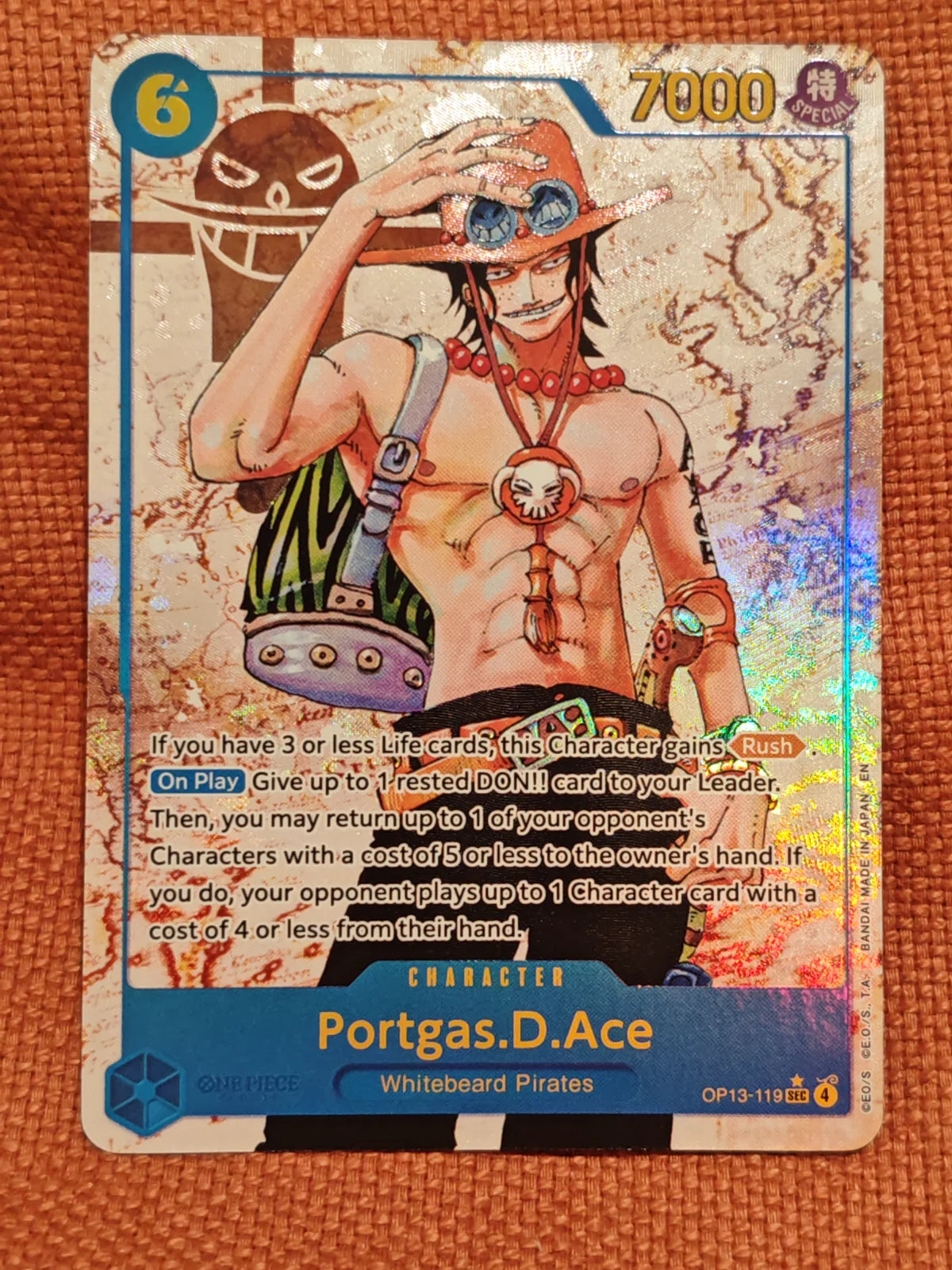 Portgas.D.Ace (119) (Parallel) OP13-119 (Carrying On His Will)