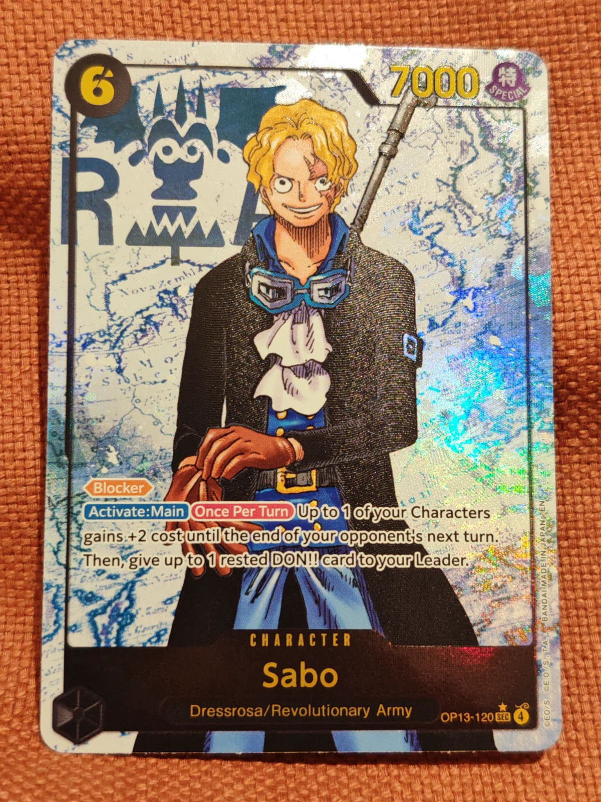 Sabo (120) (Parallel) OP13-120 (Carrying On His Will)