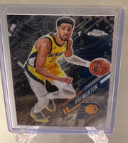 Tyrese Haliburton Go time insert TOPPS CHROME NBA