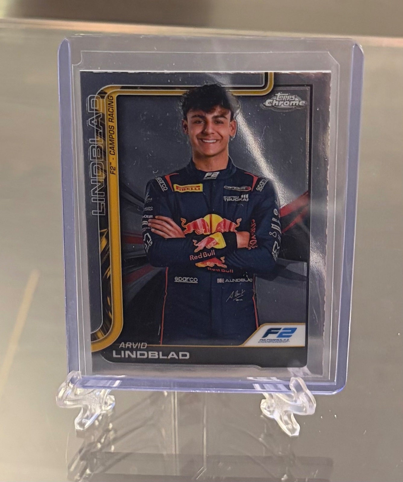 Arvid Lindblad Formula 2 Card! Topps chrome
