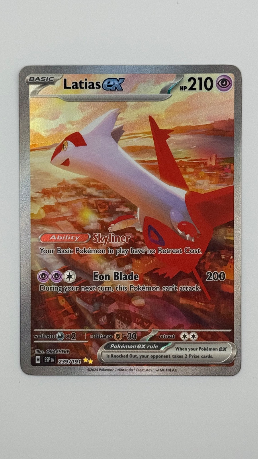 Latias ex 239/191 (Surging Sparks) SIR