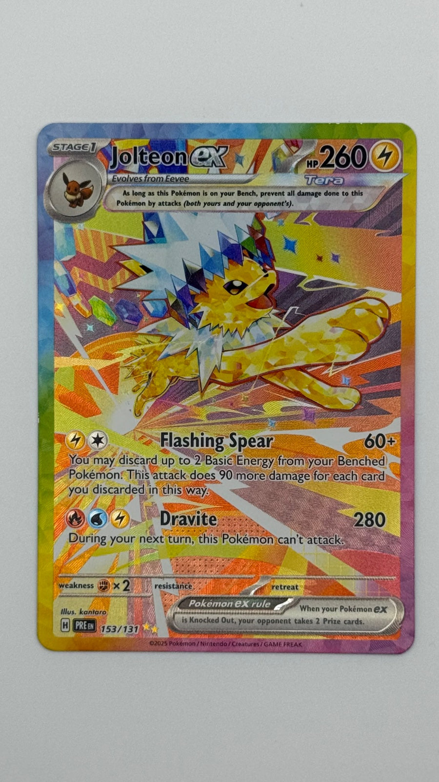 Jolteon ex 153/131 (Prismatic Evolutions) SIR