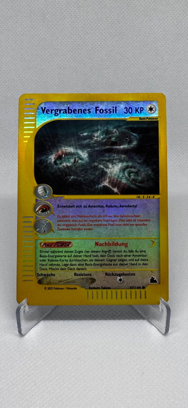 Buried Fossil 47 · Reverse Holofoil (Skyridge)
