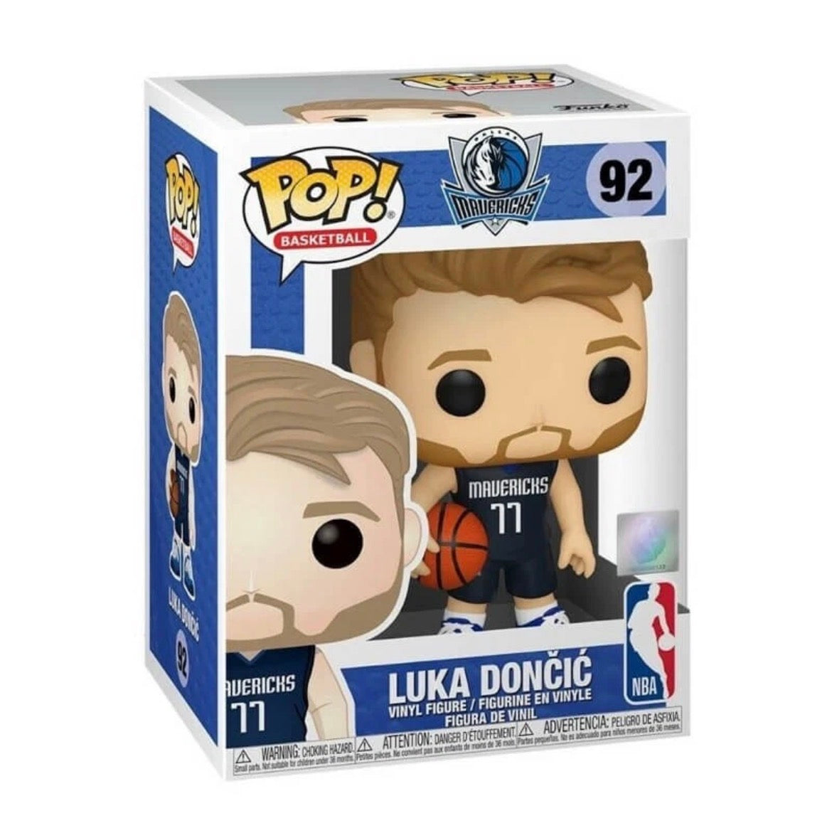 Funko Pop! Basketball NBA Luka Dončić Dallas Mavericks #92 Vinyl Figure