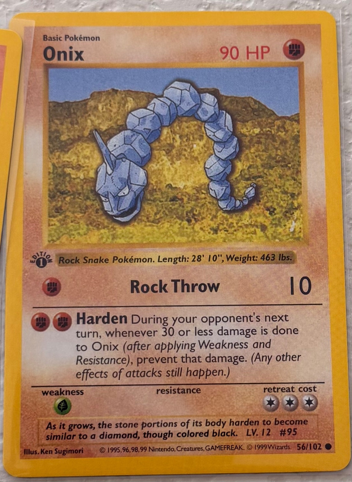 Onix 56 · 1st Edition (Base Set (1st Edition & Shadowless))
