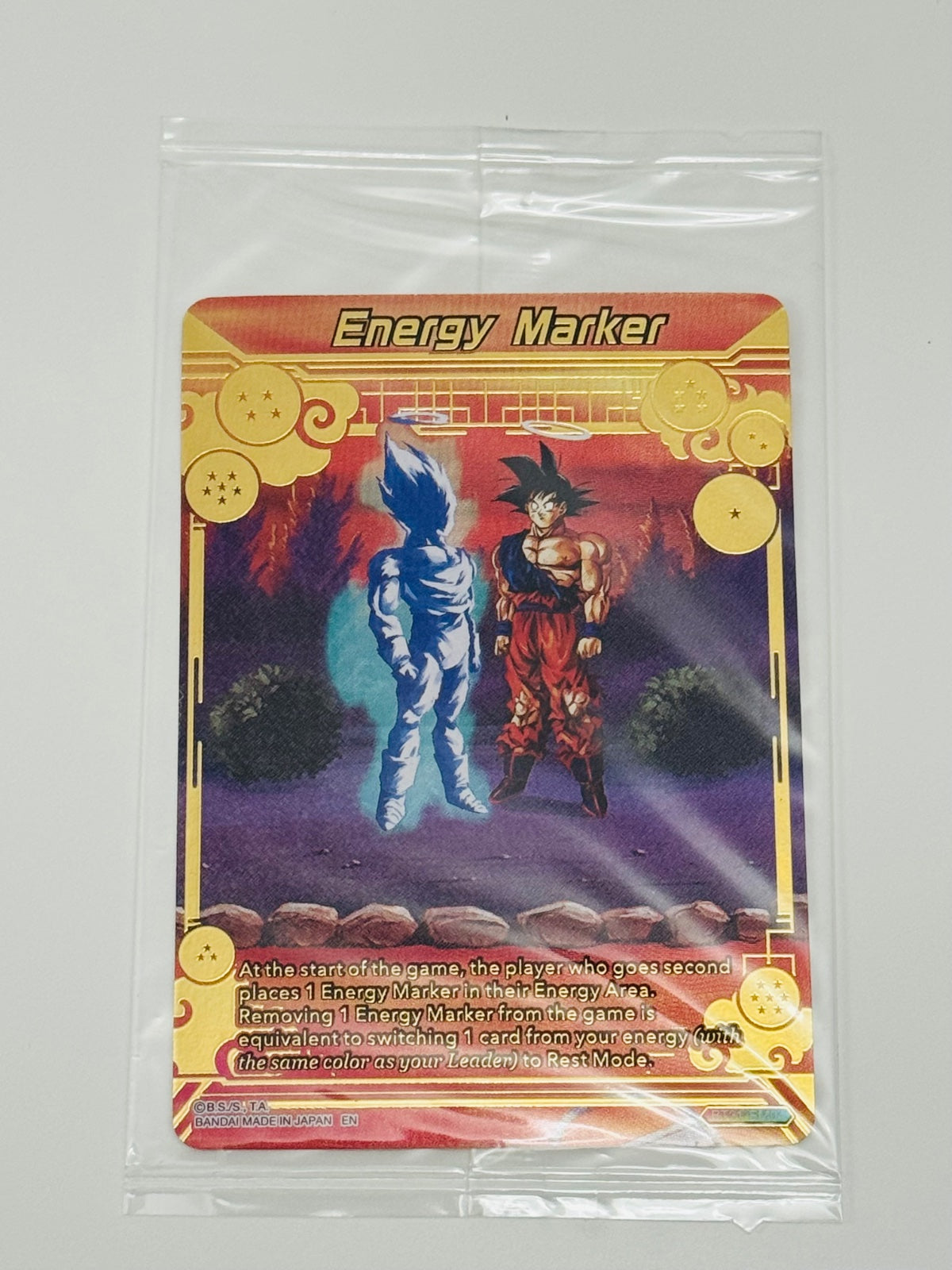 Goku & Vegeta Energy Marker (Gold - Sealed)