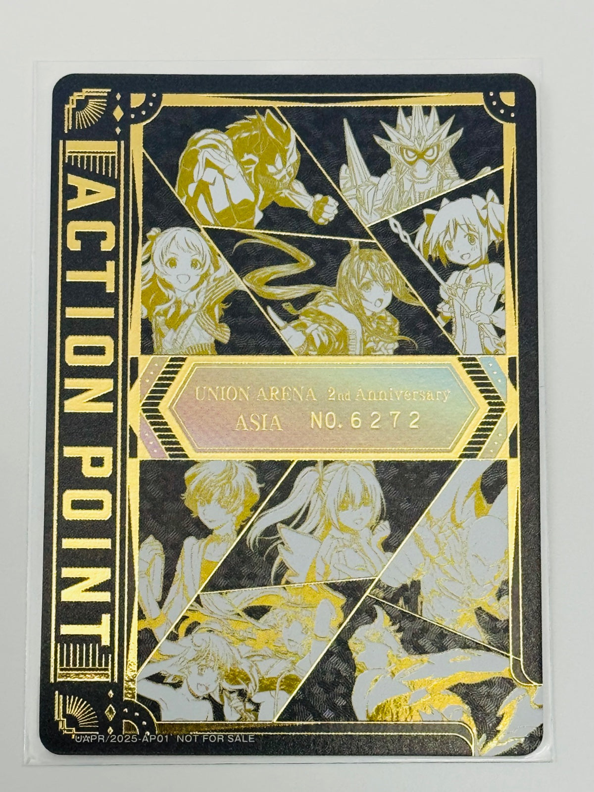 UNION ARENA 2ad Anniversary Action Point Serial.