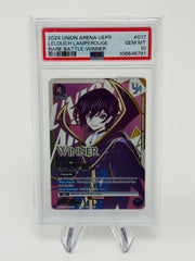 UNION ARENA CODE GEASS : LELOUCH LAMPEROUGE / WINNER - PSA 10