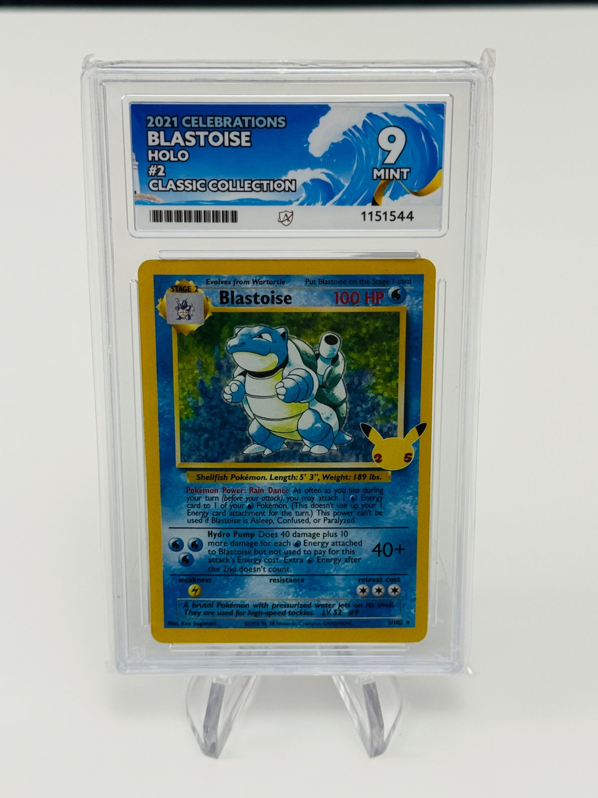Pokemon : 2021 CELEBRATIONS BLASTOISE - ACE 9