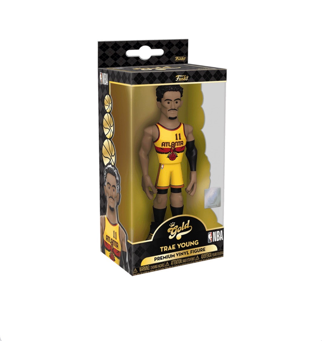 Funko Gold NBA Trae Young Atlanta #11 Vinyl Figure (Original Unopened)