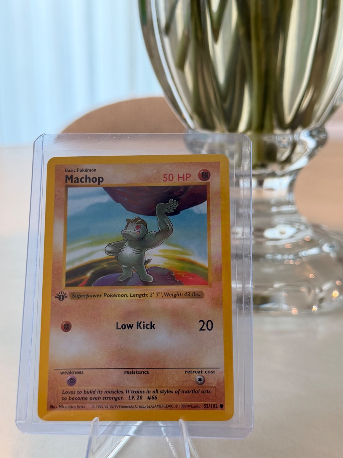 Machop 52 · 1st Edition (Base Set (1st Edition & Shadowless))