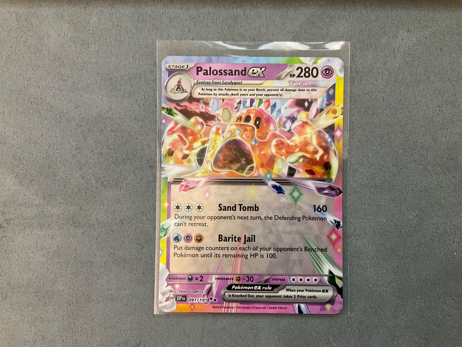 Palossand EX 091/191 Surging Sparks