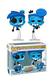 Funko Pop! Television: Fairly Odd Parents - Anti Cosmo And Anti Wanda - 2 Pack - Limited Edition 2025 Wonder Con