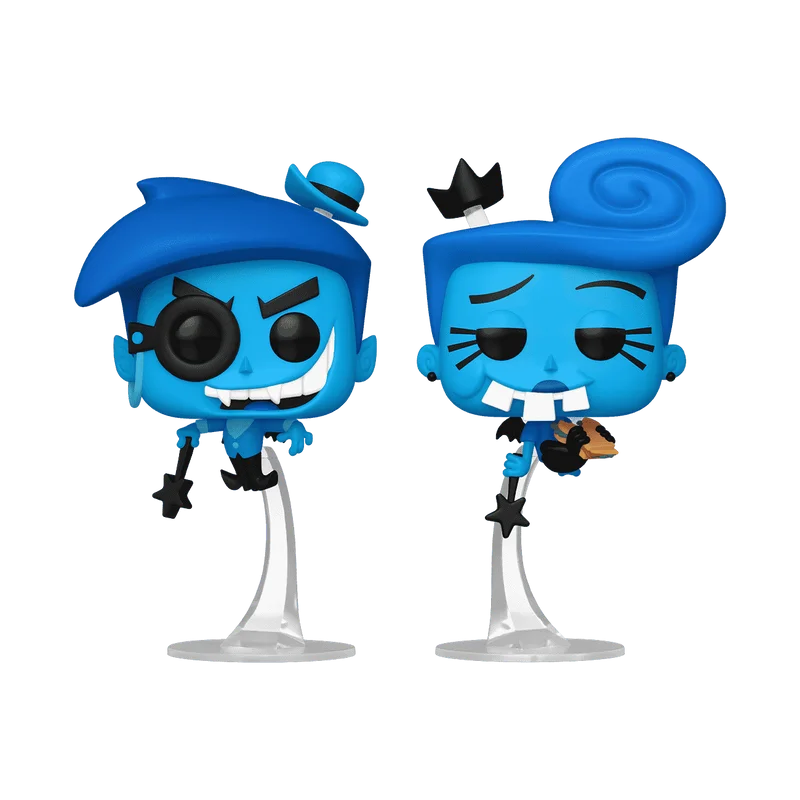 Funko Pop! Television: Fairly Odd Parents - Anti Cosmo And Anti Wanda - 2 Pack - Limited Edition 2025 Wonder Con