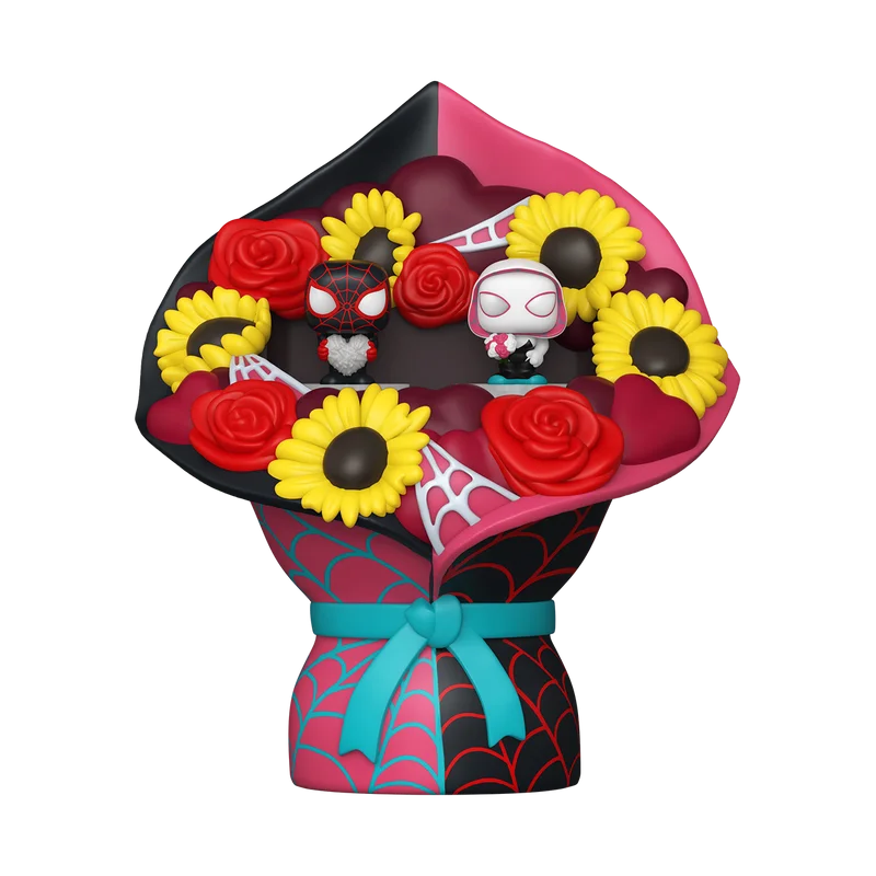 Funko Bitty Bouquet Pop! Miles Morales And Ghost Spider - 3Pcs