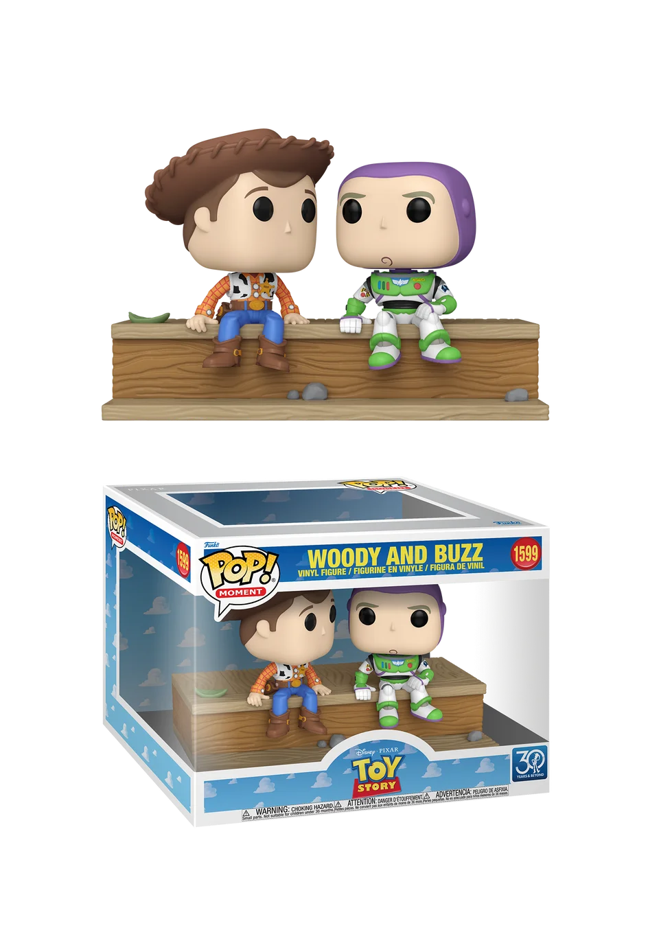 Funko Pop! Moment - Disney Pixar Toy Story : Woody And Buzz, #1599 - 30 Years And Beyond