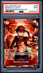 Monkey.D.Luffy (Treasure Booster Set) ST10-006 (One Piece Promotion Cards) — PSA 9