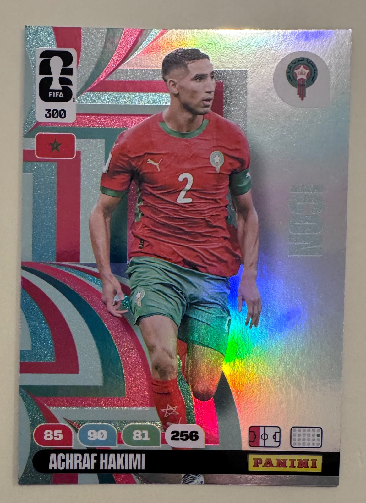 300 Achref Hakimi adrenalyn card 2026 World Cup