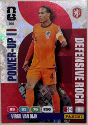 565 Virgil Van Dijk DEFENSIVE ROCK adrenalyn card 2026 world cup